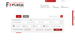 Desktop Screenshot of imoveisfleck.com.br